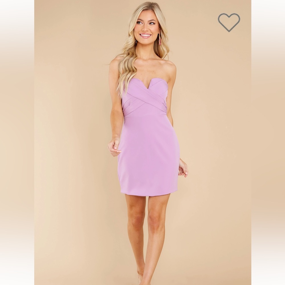 Get Their Attention Lilac Dress